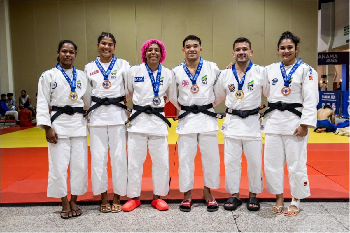 Judô brasileiro começa Pan-Americano Sênior com dois ouros, uma prata e três bronzes