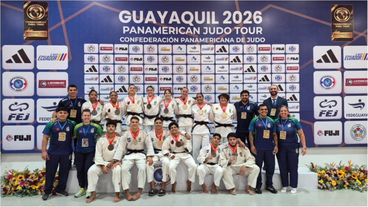 Judô brasileiro anota mais 14 medalhas no Campeonato Pan-Americano Júnior