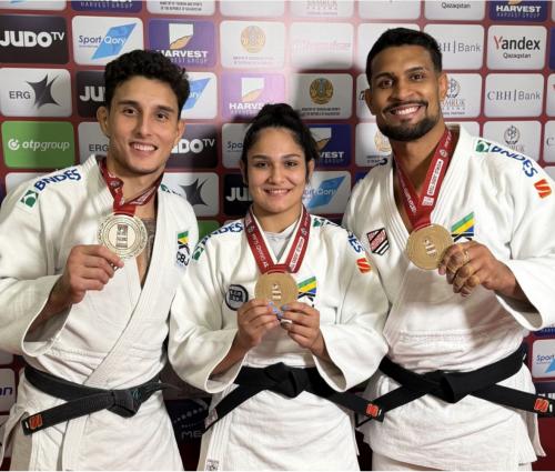 Judô brasileiro chega a sete medalhas no Grand Slam de Astana