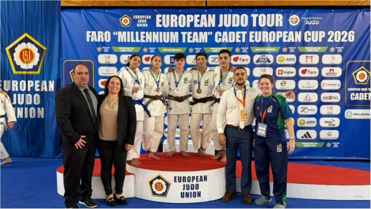 Seleção Brasileira conquista 16 medalhas na Copa Europeia Cadete
