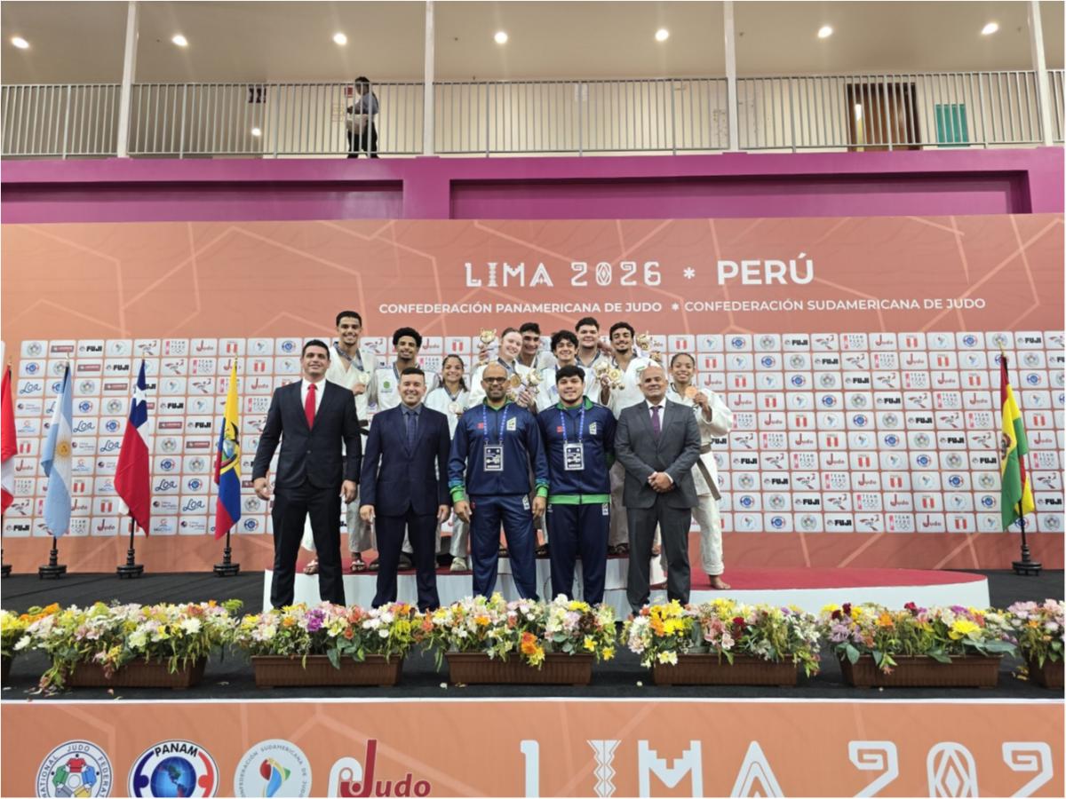 Brasil encerra Sul-Americano Júnior na liderança após conquistar nove medalhas