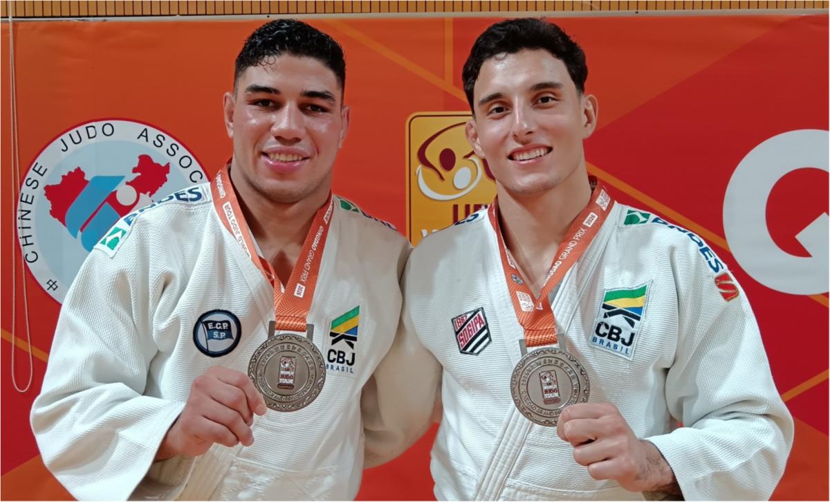 Guilherme Schimidt e Giovani Ferreira são vice-campeões e Seleção Brasileira de Judô encerra Grand Prix de Qingdao com quatro medalhas