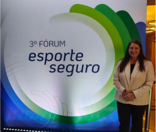 Solange Pessoa representa a CBJ no III Fórum Esporte Seguro