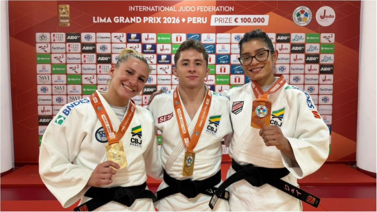 Brasil fatura três medalhas no primeiro dia do Grand Prix de Lima
