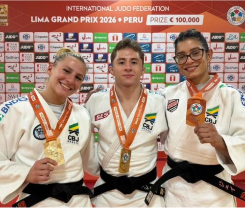 Brasil fatura três medalhas no primeiro dia do Grand Prix de Lima