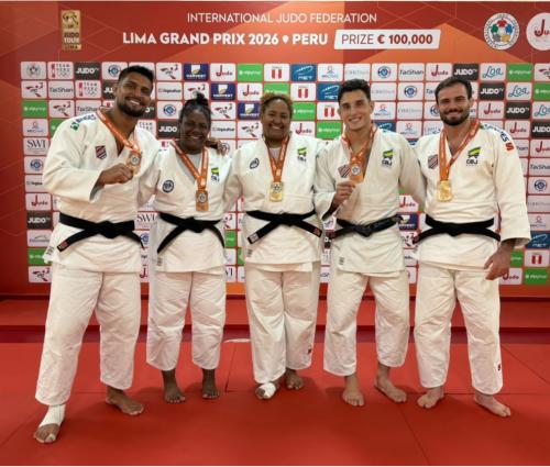 Brasil conquista mais cinco medalhas e é campeão geral do Grand Prix de Lima de Judô