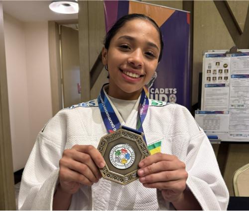 Bronze de Ana Mikaele Alcântara abre campanha brasileira no Mundial de Judô Cadete