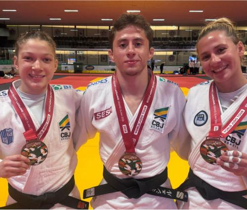 Judô brasileiro começa Grand Slam de Lausanne com três medalhas de bronze