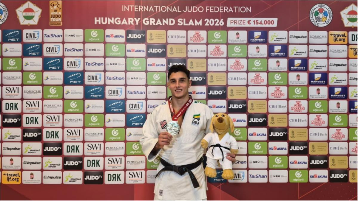 Guilherme Schimidt é ouro e Brasil fecha Grand Slam de Budapeste com três medalhas