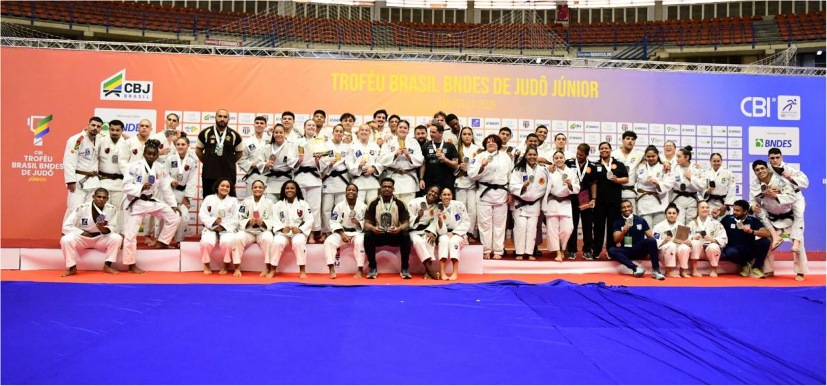 Sogipa conquista título da competição por equipes e CBI: Troféu Brasil BNDES de Judô Júnior chega ao fim em São Bernardo do Campo