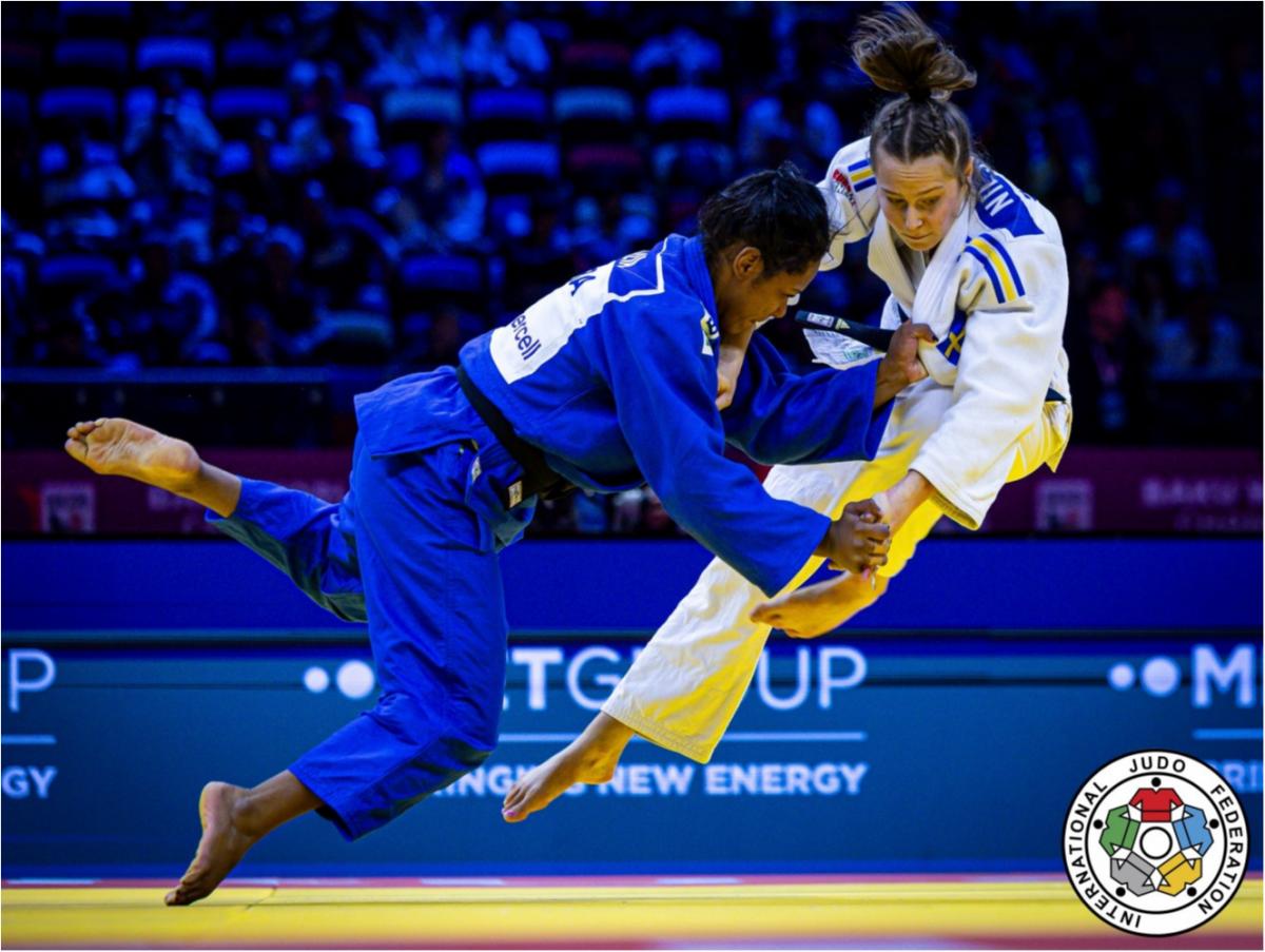 Nauana Silva não passa por alemã e fica em quinto lugar no Mundial de Judô Sênior