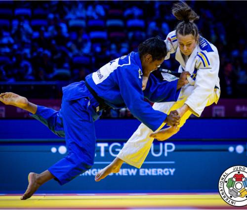Nauana Silva não passa por alemã e fica em quinto lugar no Mundial de Judô Sênior