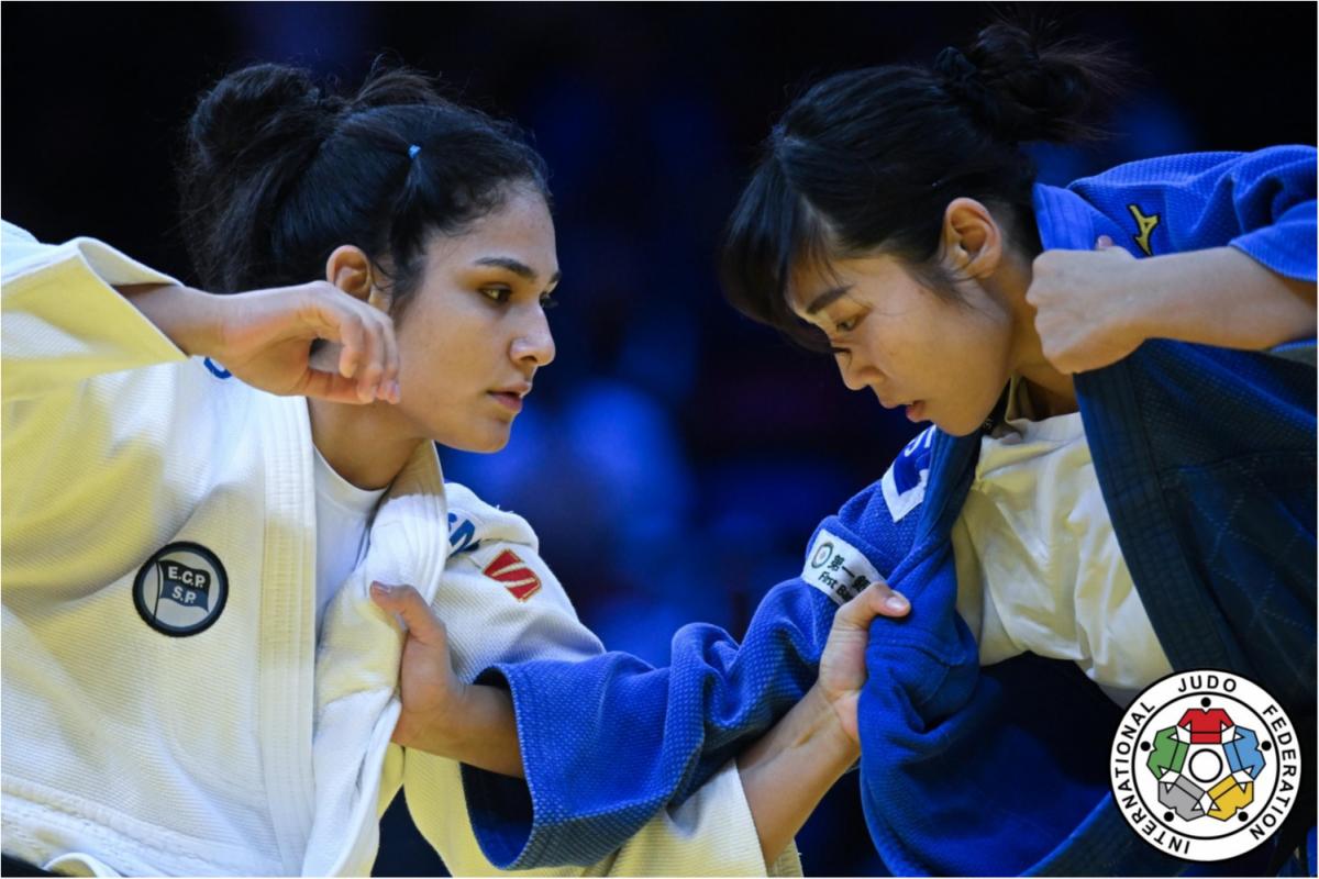 Beatriz Freitas repete resultado de 2025 e fica em sétimo no Campeonato Mundial de Judô Sênior