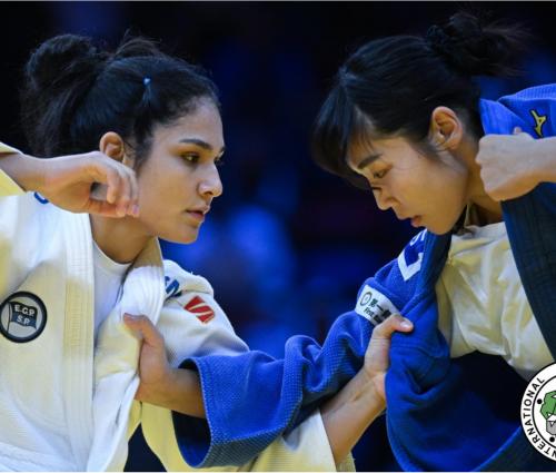 Beatriz Freitas repete resultado de 2025 e fica em sétimo no Campeonato Mundial de Judô Sênior